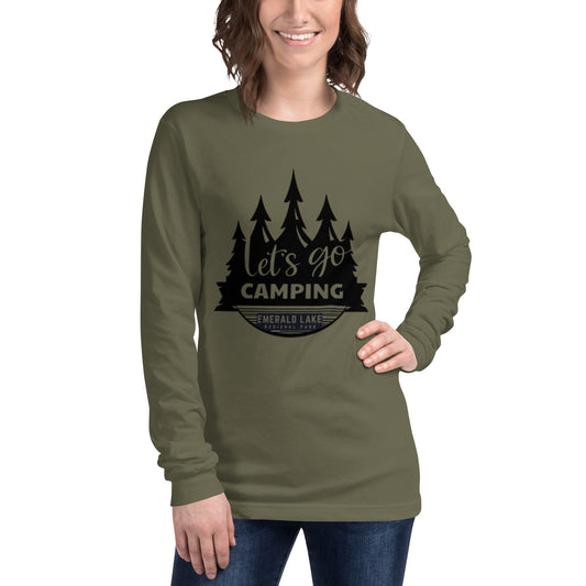 Lets Go Camping Unisex Long Sleeve Tee