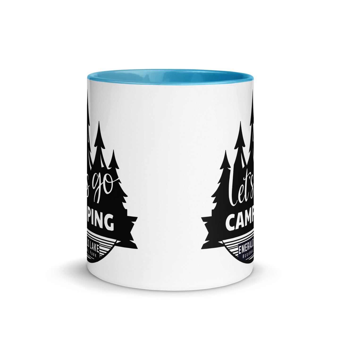 Let's Go Camping Mug with Color Inside