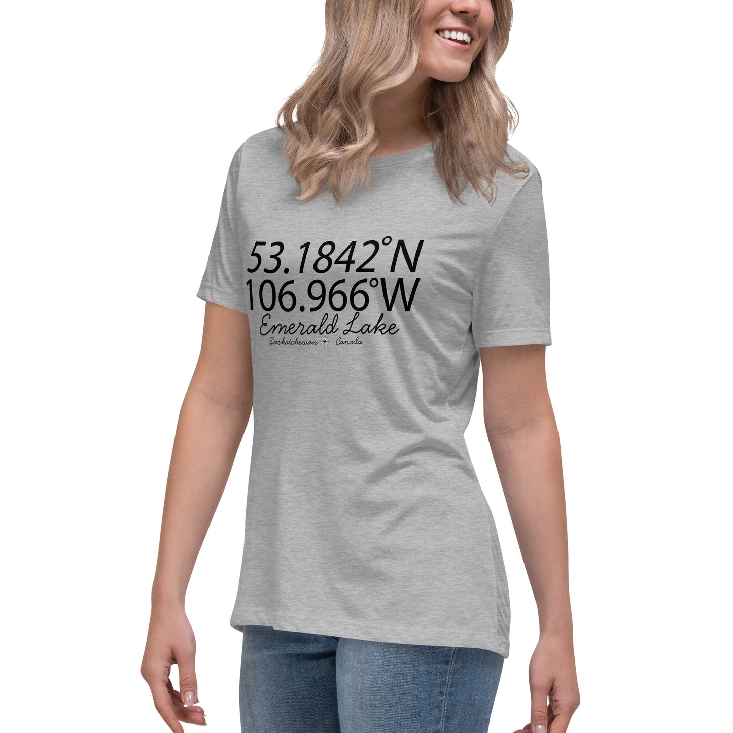 Lat/Long -  Women's Relaxed T-Shirt