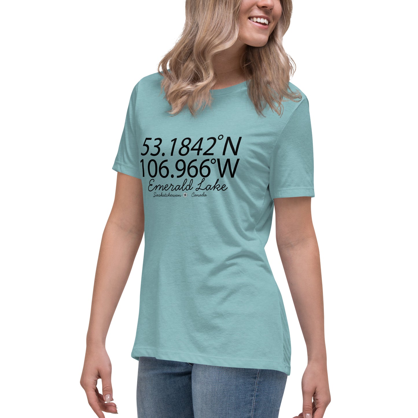 Lat/Long -  Women's Relaxed T-Shirt