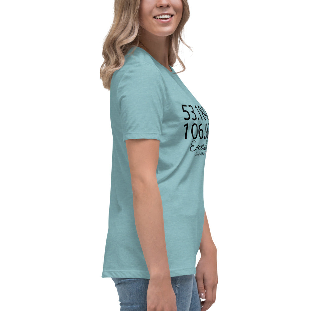 Lat/Long -  Women's Relaxed T-Shirt