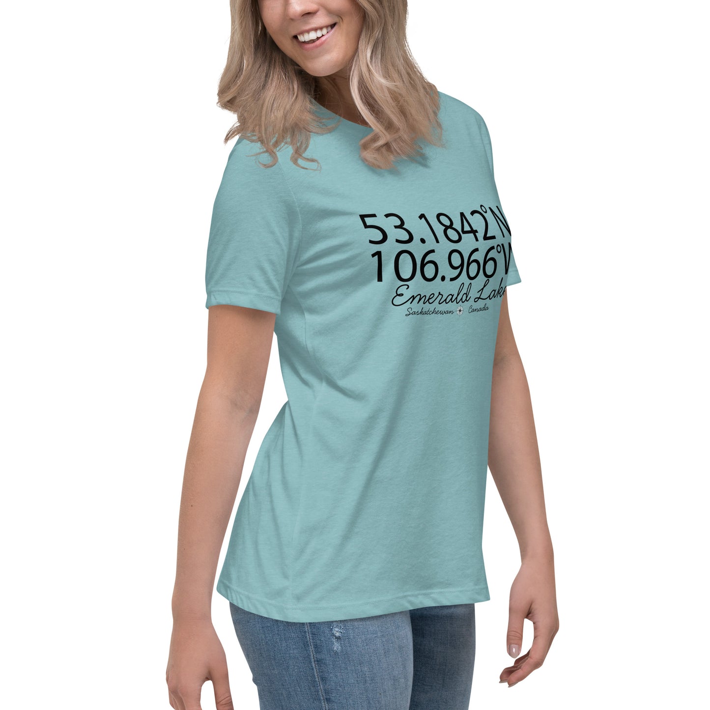 Lat/Long -  Women's Relaxed T-Shirt