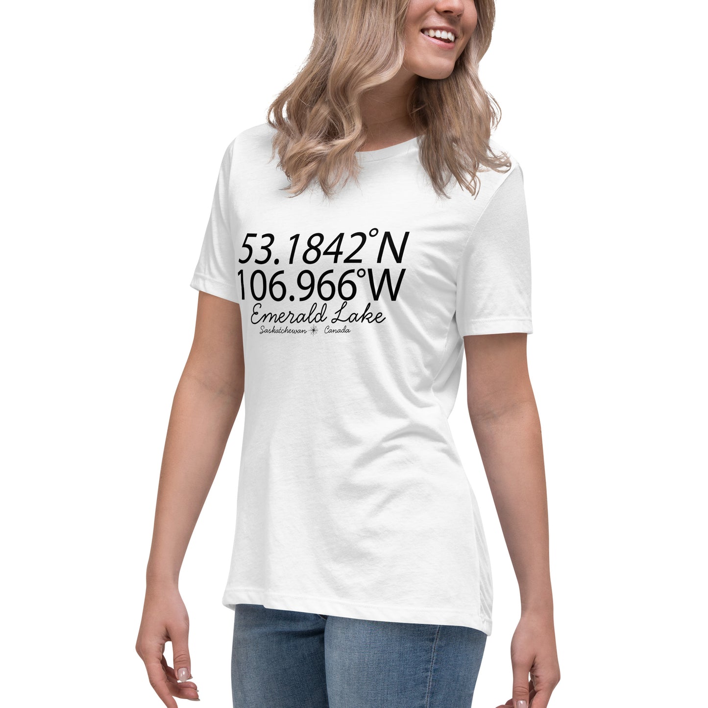 Lat/Long -  Women's Relaxed T-Shirt