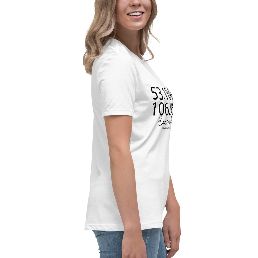 Lat/Long -  Women's Relaxed T-Shirt